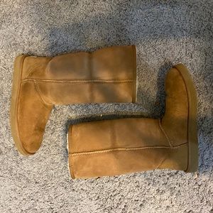 Tall chestnut UGG boots